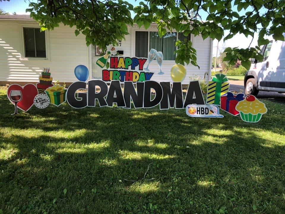 Happy Birthday Yard Sign Package (Signature Style)