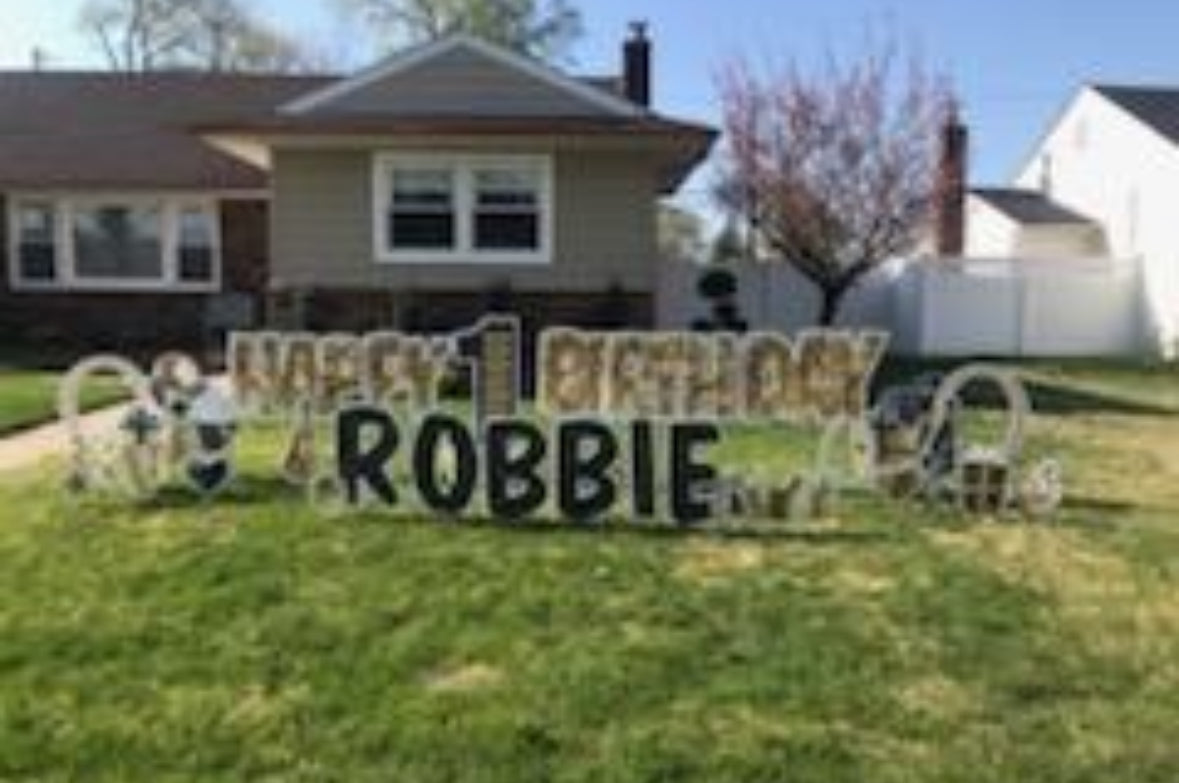 Happy Birthday Yard Sign Package (Signature Style)