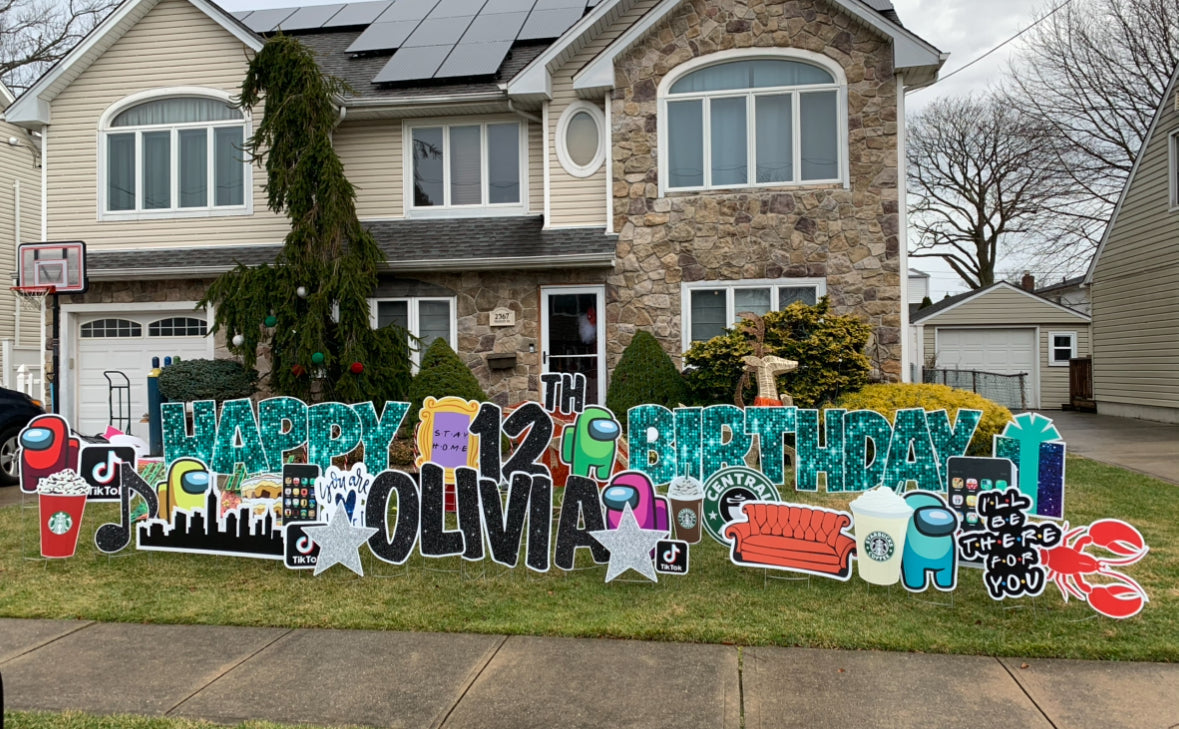 Birthday Yard Sign Packages